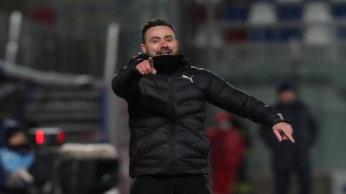 Sassuolo coach Roberto De Zerbi